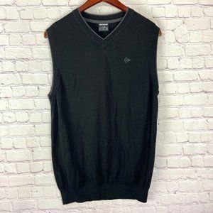 Dunlop Men's Black V-neck Golf Vest. Size Medium